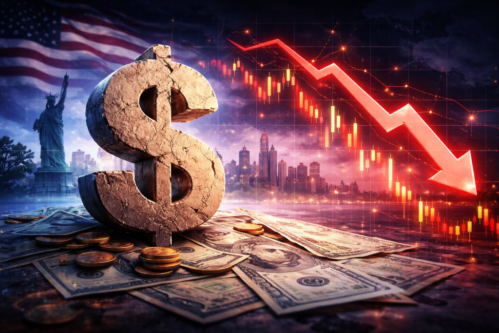 Dolar AS Melemah ke Level Terendah Tiga Tahun