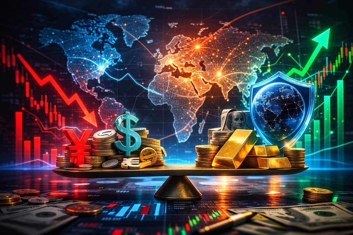 Sentimen Risiko Global Tinggi: Pasar Forex Bergerak Agresif