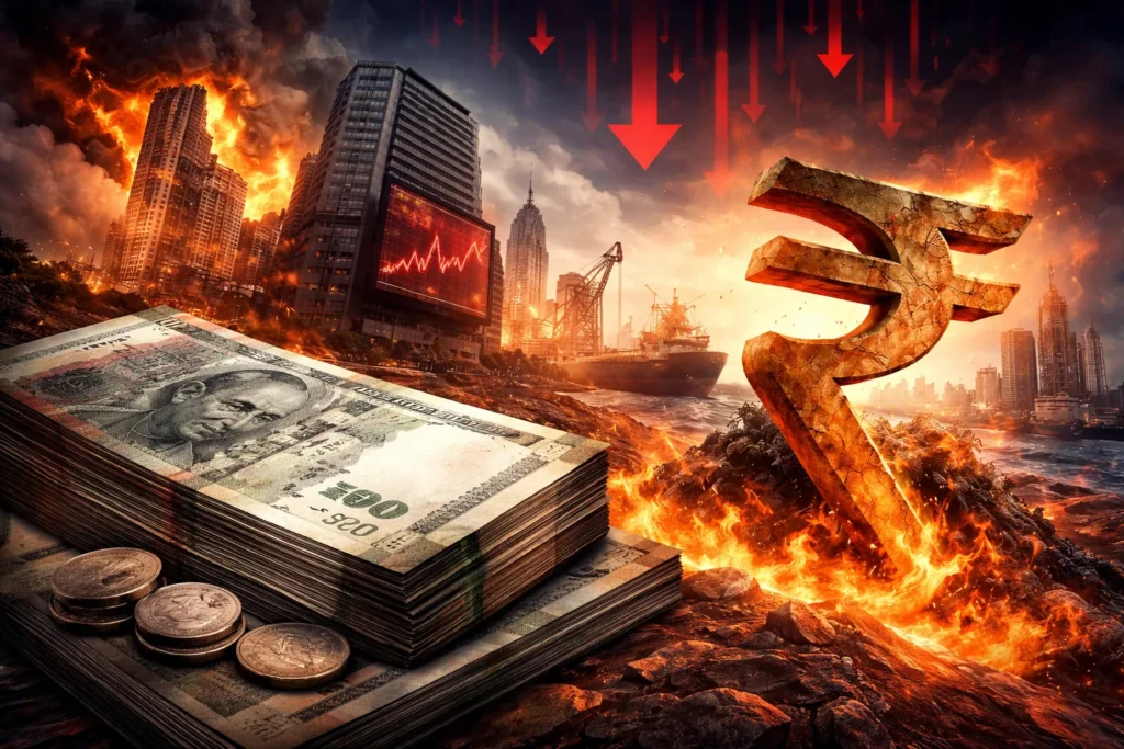 Rupee India Melemah Tajam di Tengah Krisis Energi