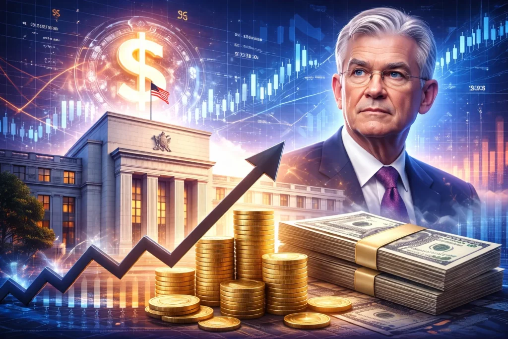 Strategi The Fed 2026 Tahan Suku Bunga Lebih Lama