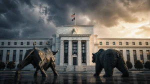 Strategi The Fed Tahan Bunga Saat Risiko Global Naik