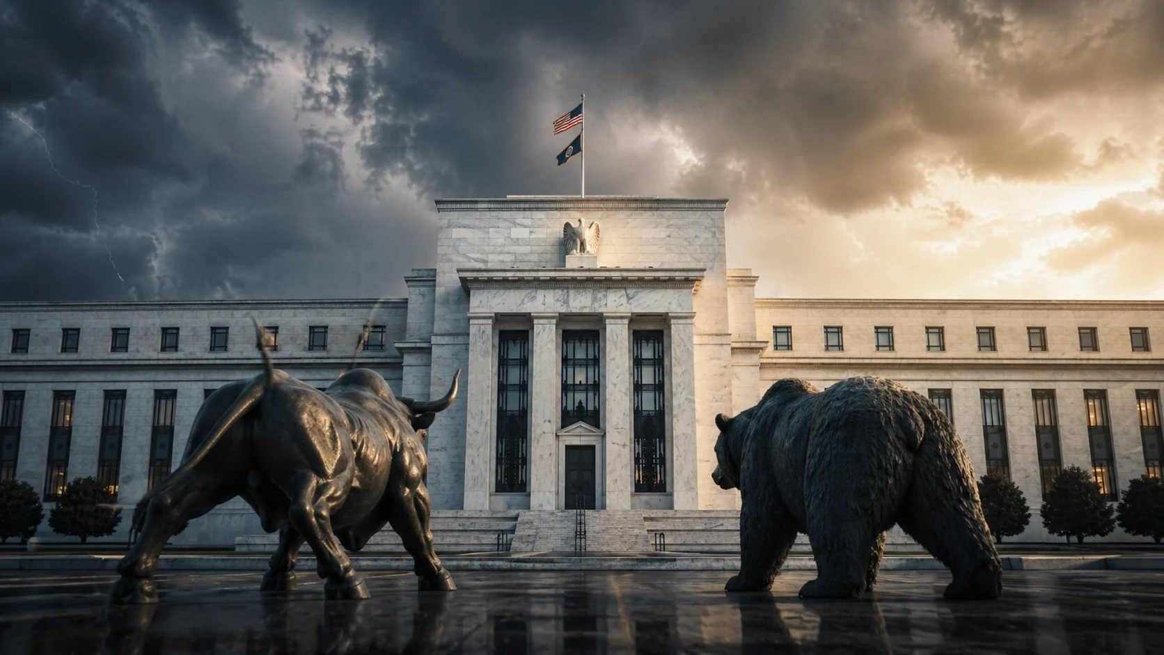 Strategi The Fed Tahan Bunga Saat Risiko Global Naik